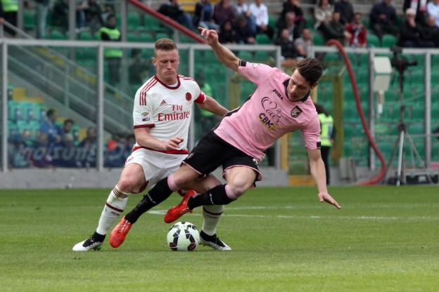 Soccer: Serie A; Palermo-Milan